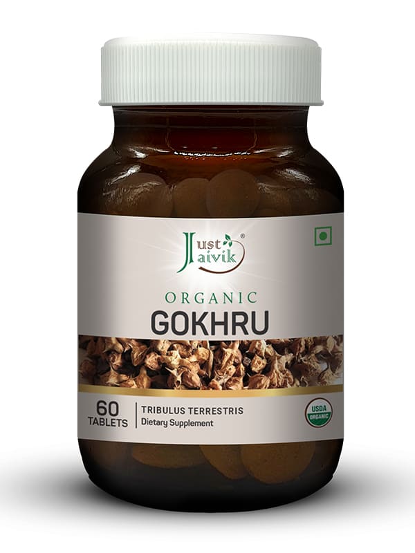 Organic Gokhru/ Gokshura Tablets - 600mg, 60 Tablets