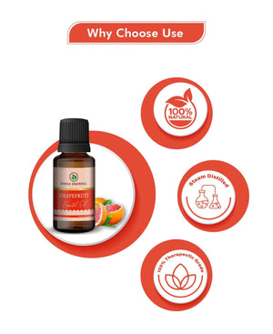 Korus Essential Grapefruit Oil - 15ml (Pack of 2).