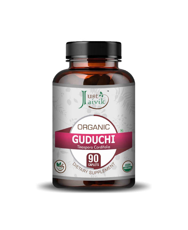 Organic Guduchi (Giloy) Caplet - 750mg, 90 count - Health N Wellness Shop