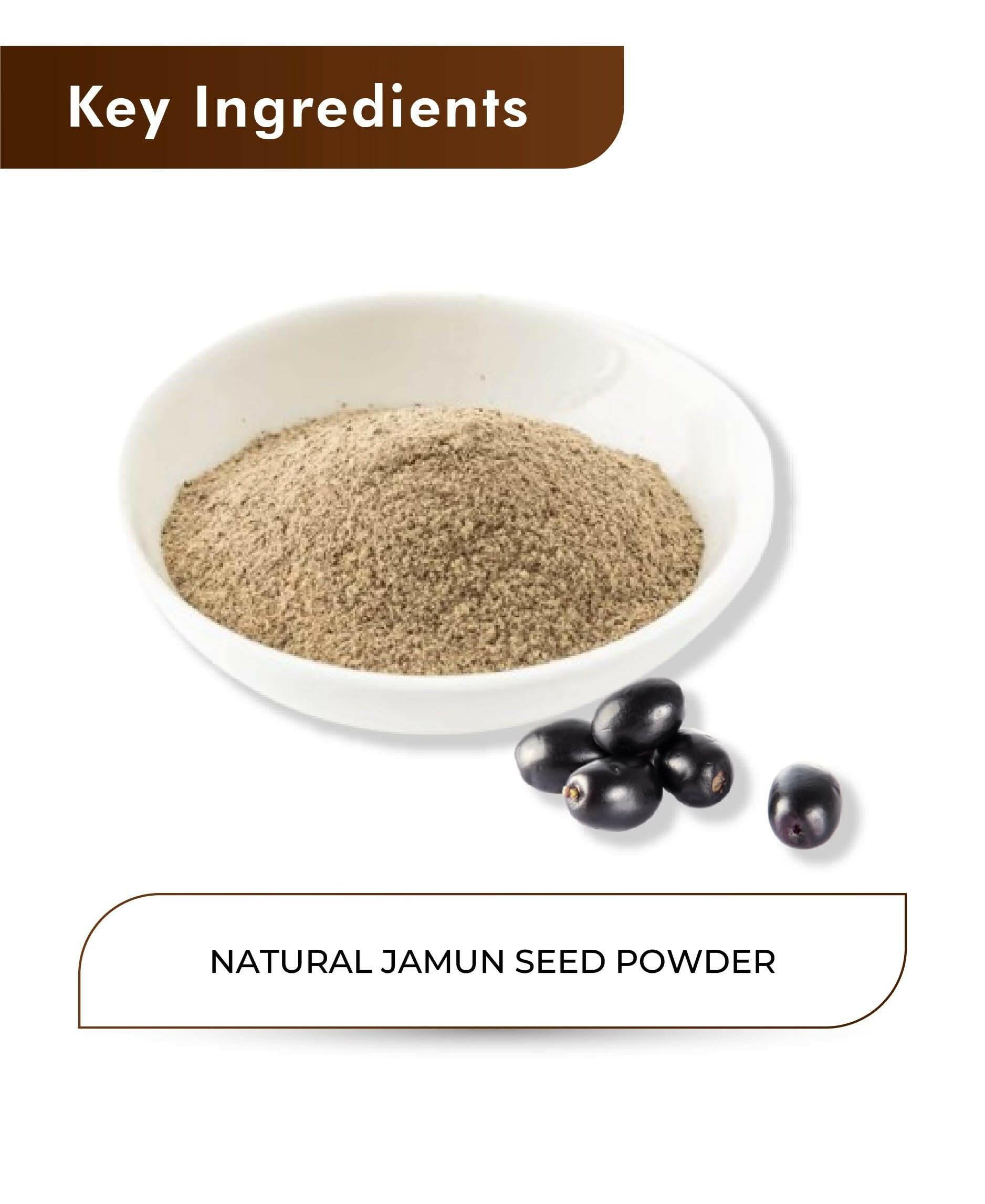 Natural Jambul seed powder for diabetes management