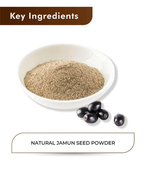 Natural Jambul seed powder for diabetes management