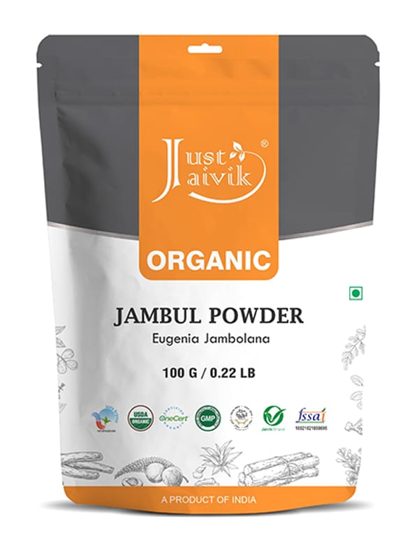 Just Jaivik Organic Jamun Seed Powder - 100gm
