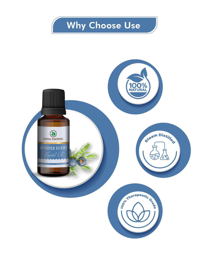 Juniper Berry Essential Oil - 15ml By Korus Essential - Health N Wellness Shop