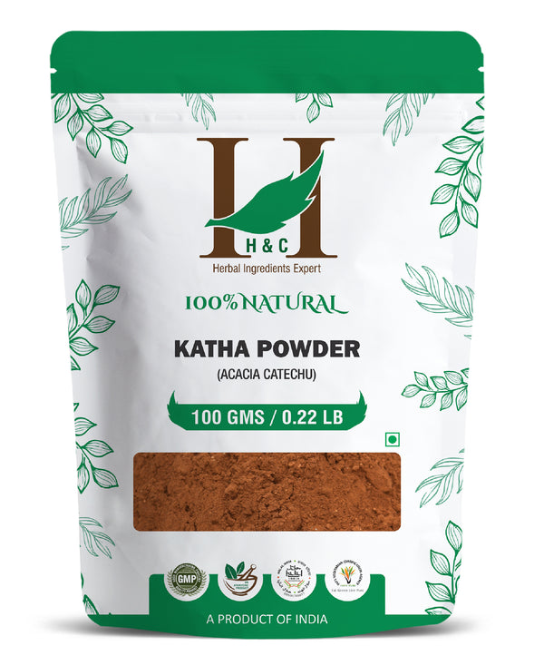 Natural Katha Powder - Acacia Catechu - 100gm