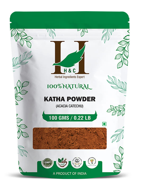 Natural Katha Powder - Acacia Catechu - 100gm