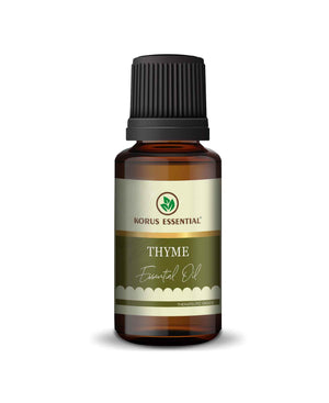 Korus Essential Thyme Oil bottle – 100% pure therapeutic grade