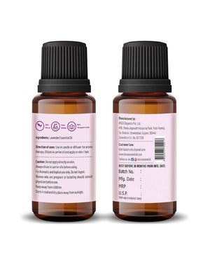 Korus Essential Lavender Oil - 15ml (Pack of 2).