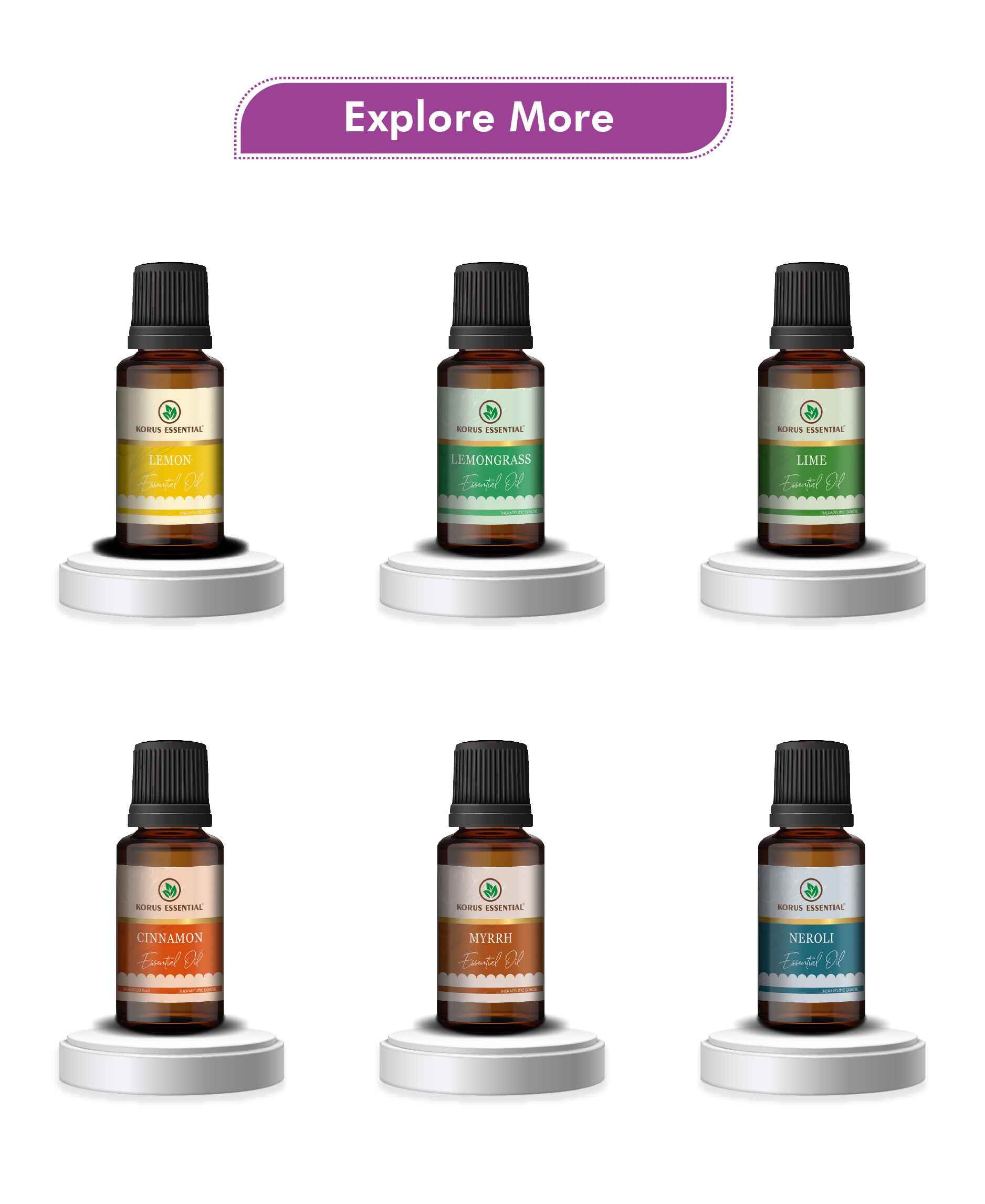 Korus Essential Lavender Oil - 15ml (Pack of 2).