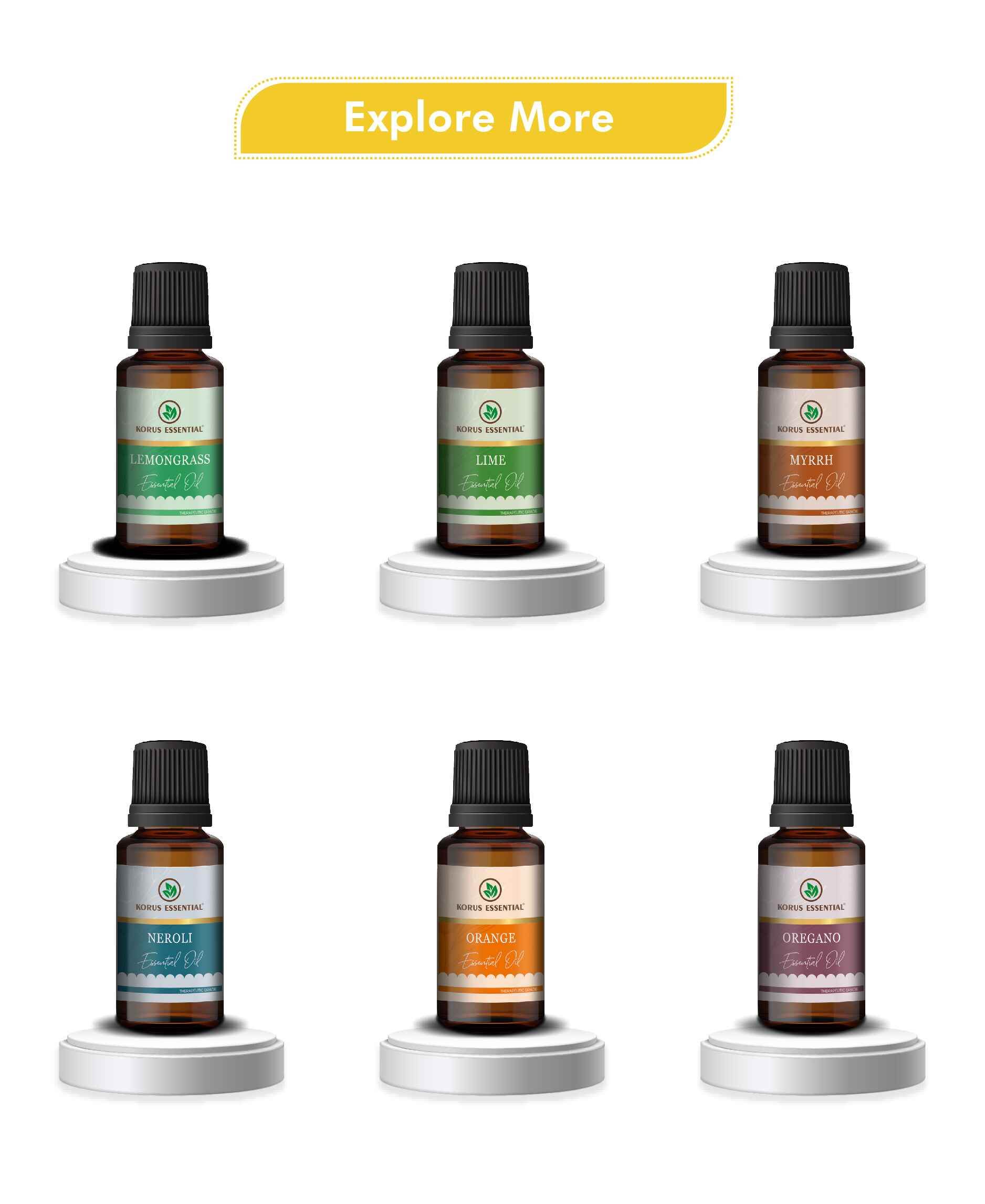 Korus Essential Lemon Oil - 15ml (Pack of 2).
