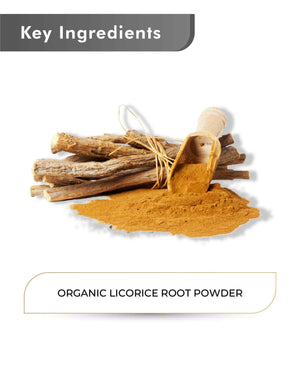 Organic licorice powder for hair growth pack