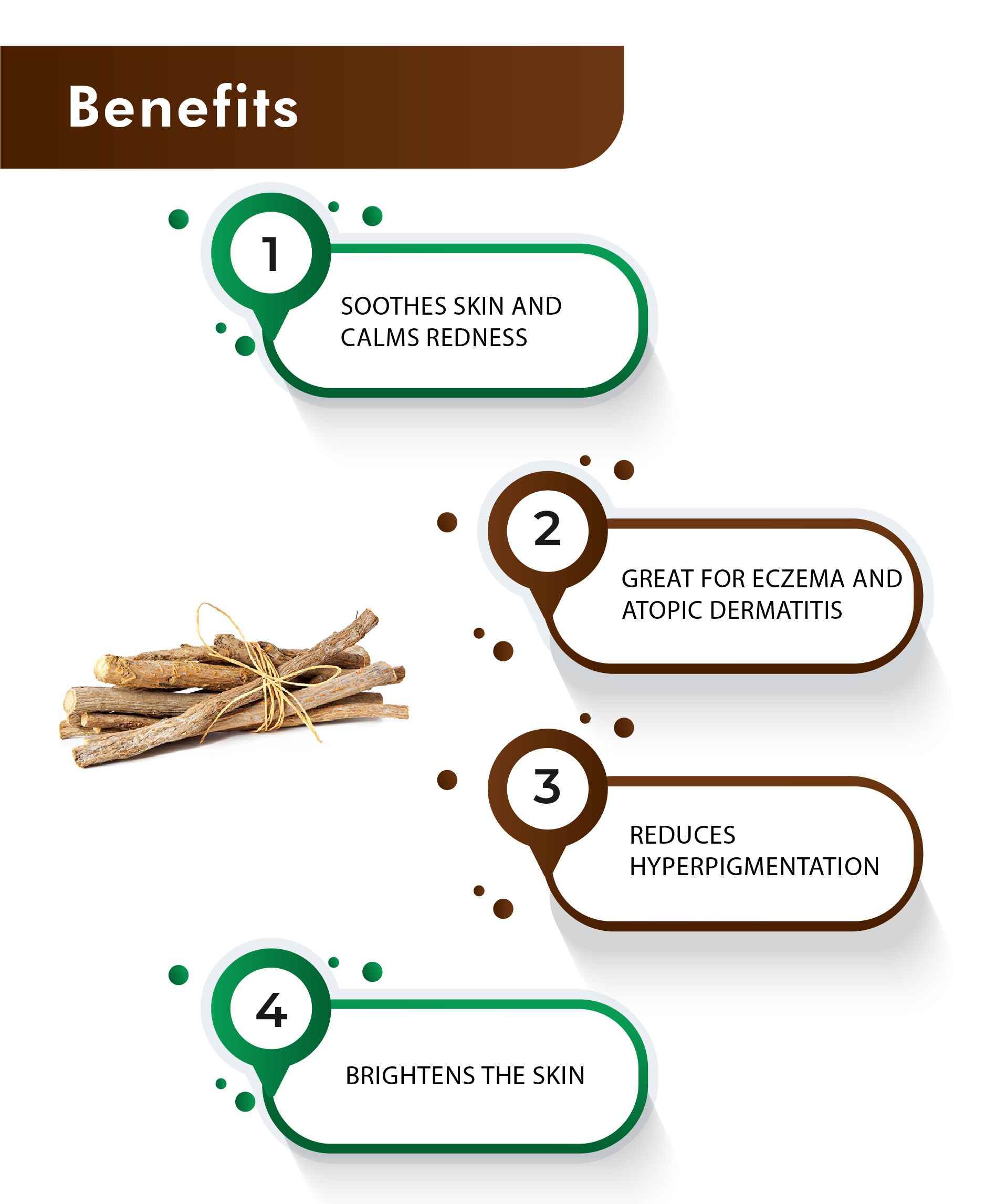 Natural Licorcie powder for skin glow and wellness
