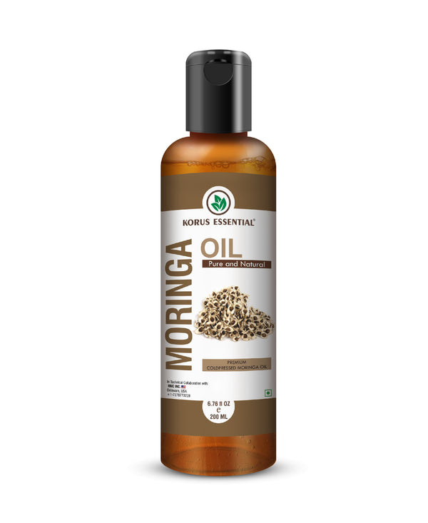 Moringa Oil 200ml - 6.76 fl oz By Korus Essential