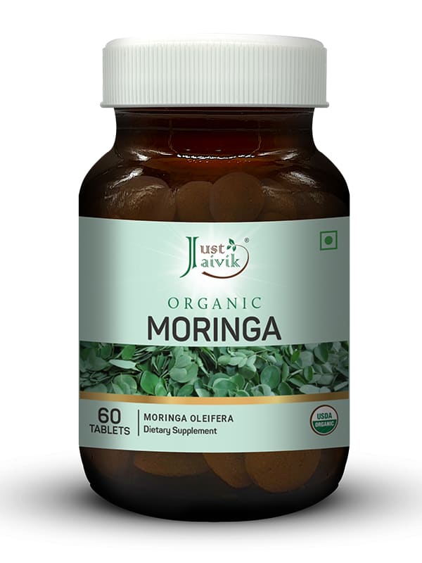 Organic Moringa Tablets - 600mg, 60 Tablets