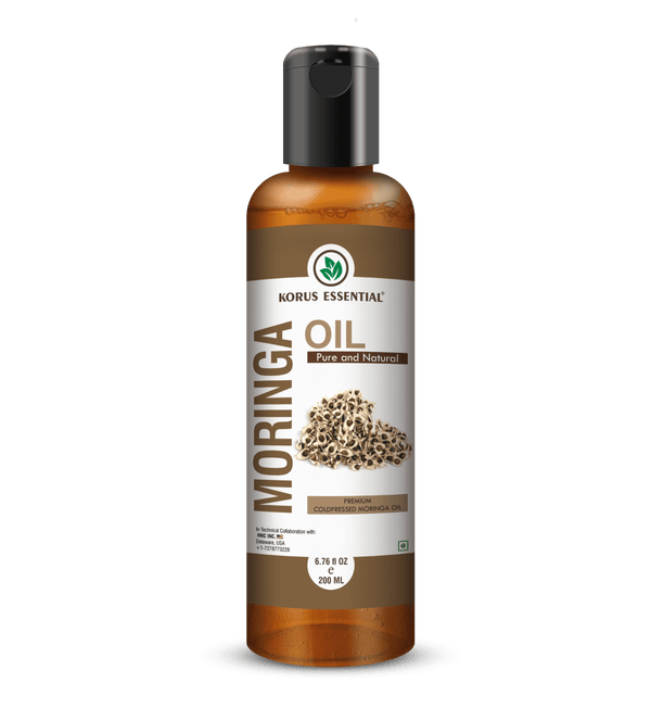 Moringa Oil 200ml - 6.76 fl oz By Korus Essential