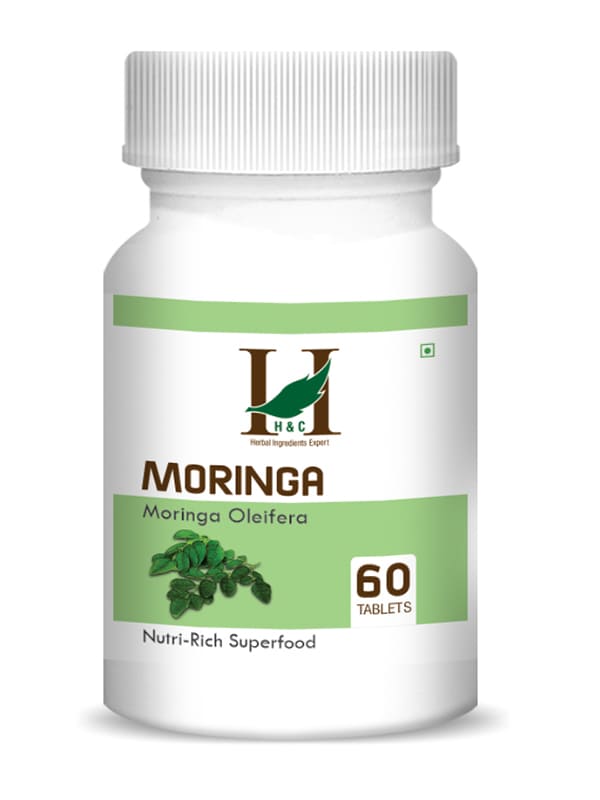 H&C Moringa Tablet - 350mg , 60 Count for Nutri-Rich Superfood
