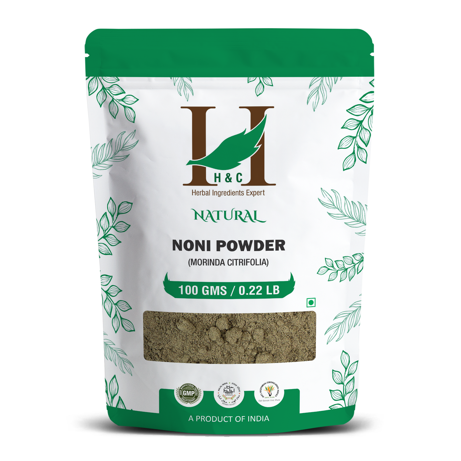 H&C Natural Noni Powder 100gm - Immunity & Energy Booster