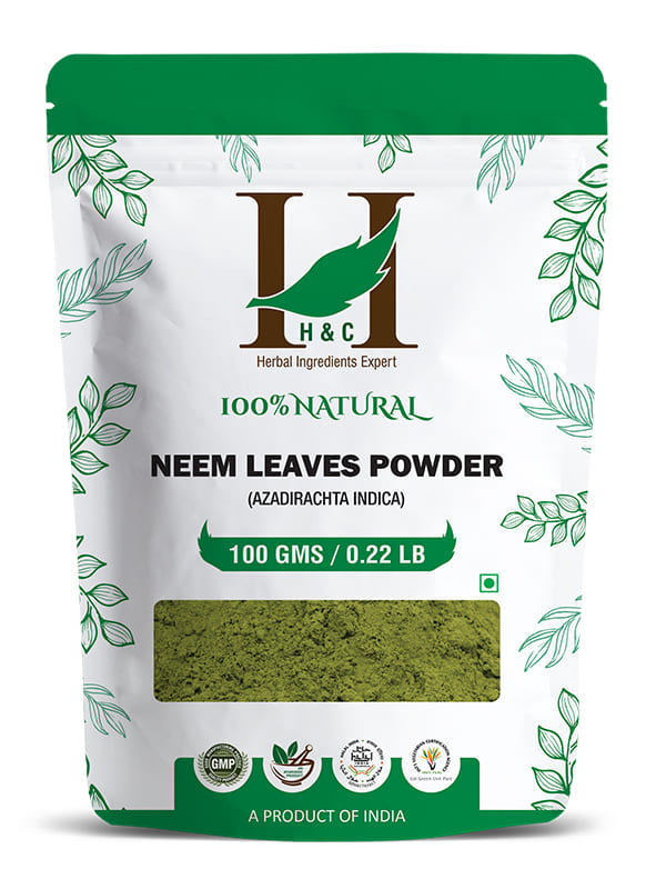 Natural Neem Leaves Powder / Azadirachta Indica - 100gm