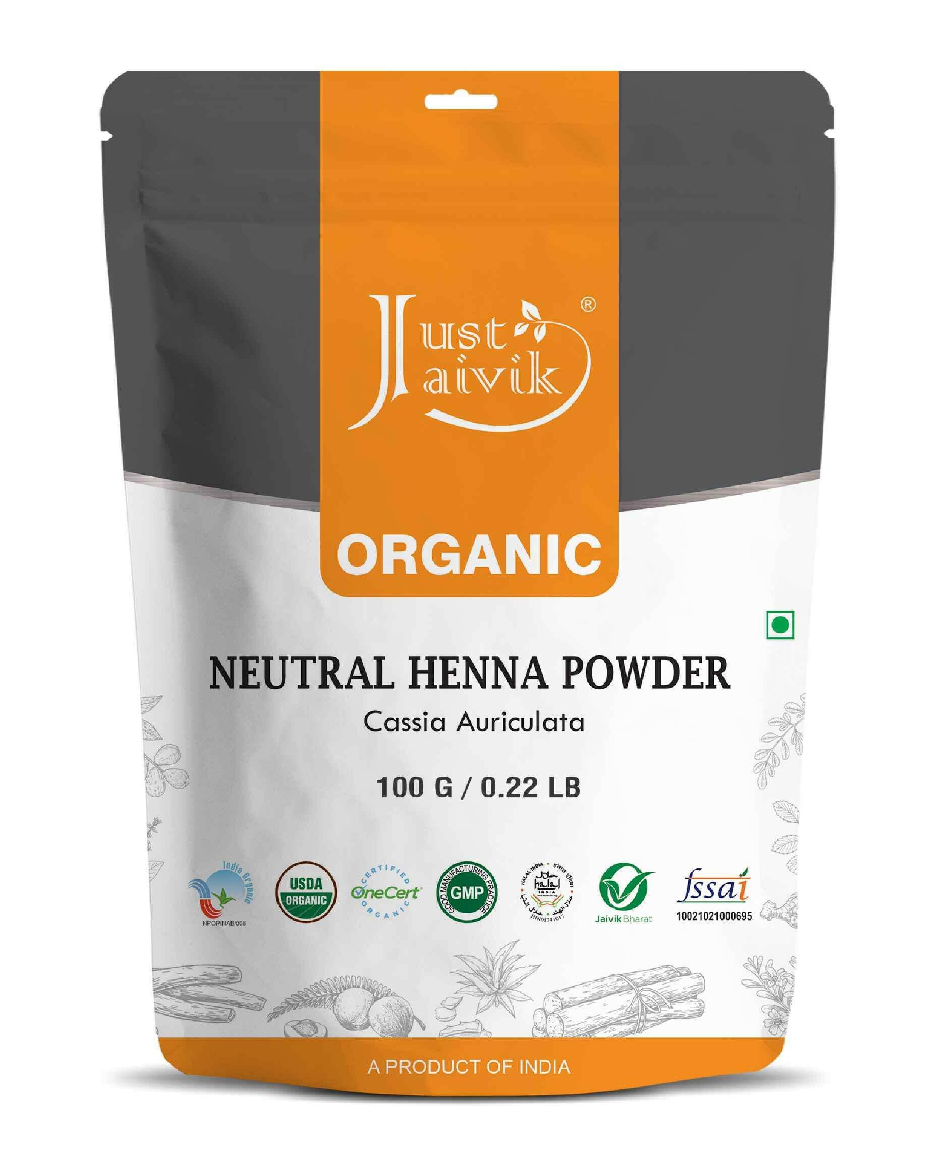 Organic neutral henna powder for hair conditioning