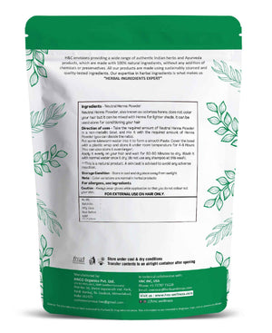 H&C Natural Neutral Henna Powder for hair conditioning