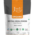 Just Jaivik Organic Neutral Henna Powder 100gm - Chemical-Free Hair Care