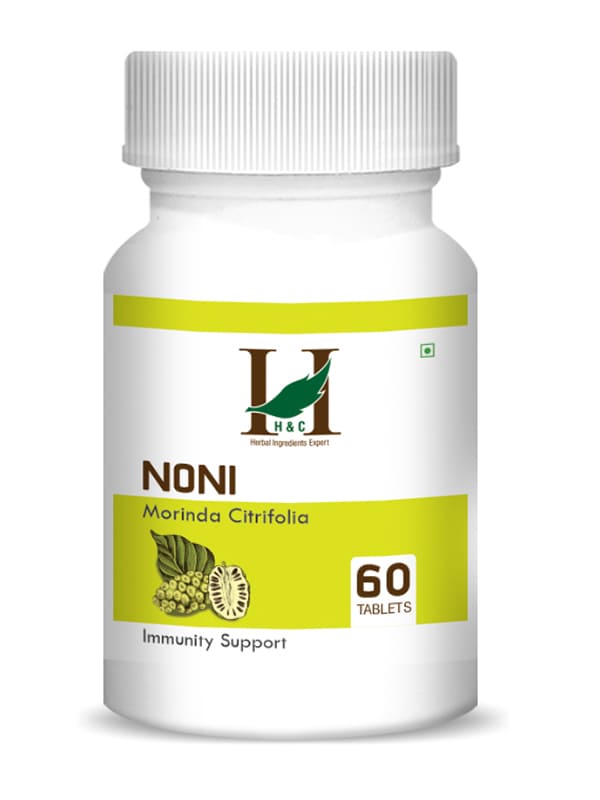 H&C Noni Tablet - 350mg , 60 Count for Immunity Support