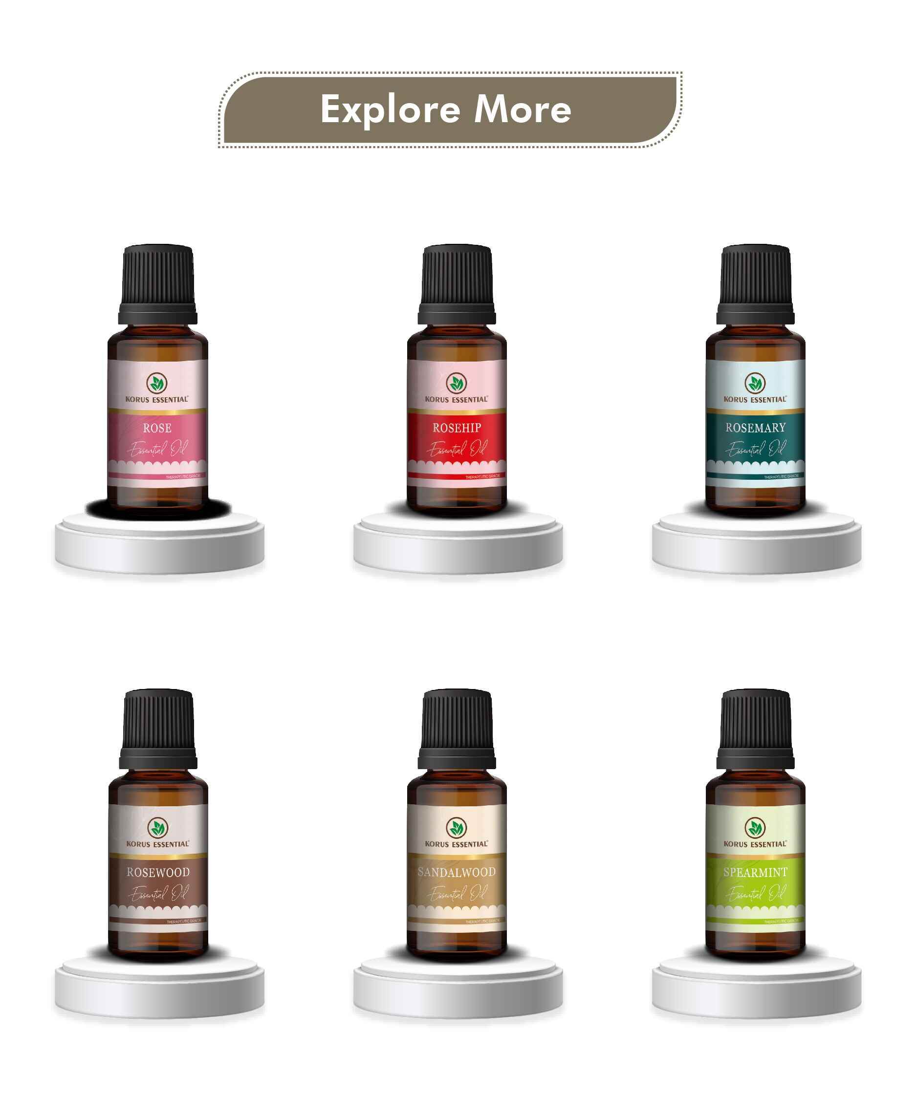 Korus Essential Pine Essential Oil - 15ml (Pack of 3).