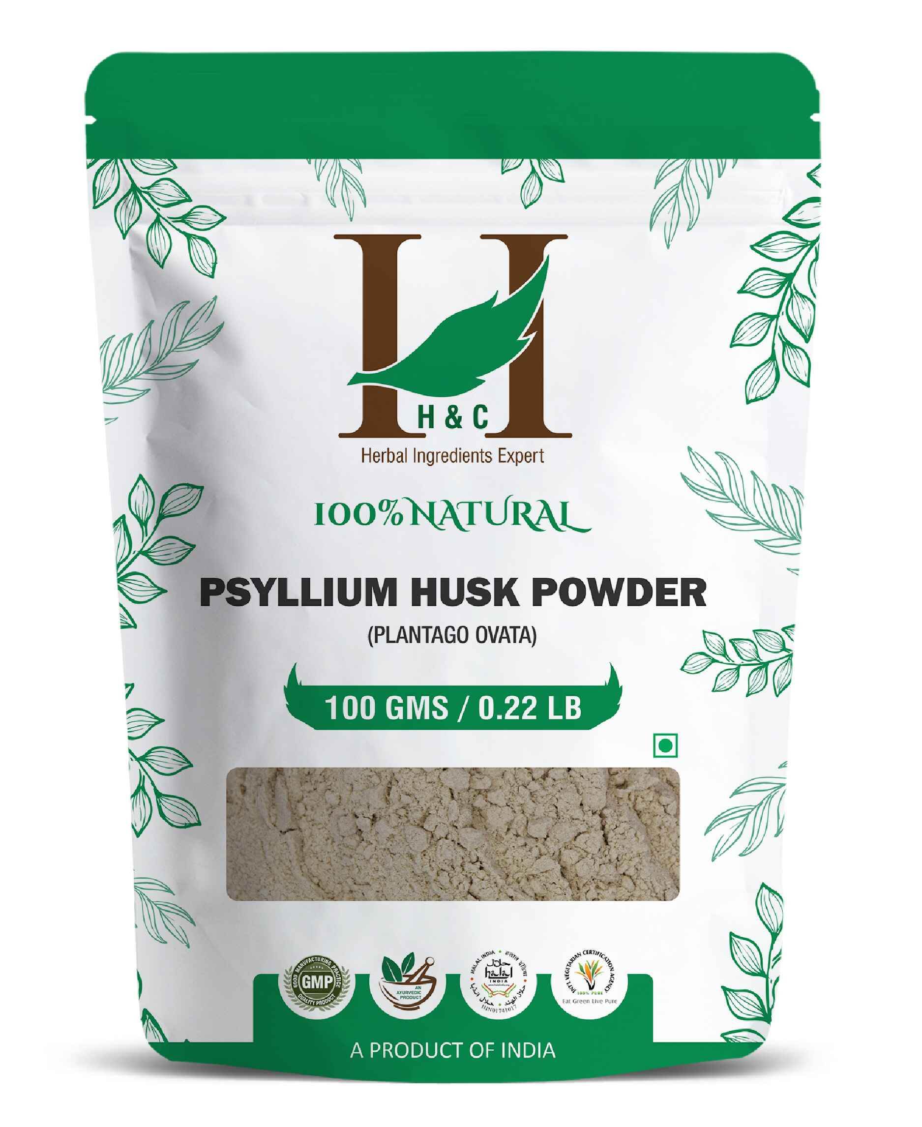 H&C Natural Psyllium Husk Powder pack