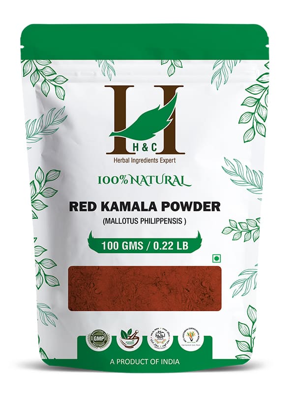 Natural Red Kamala Powder - 100gm
