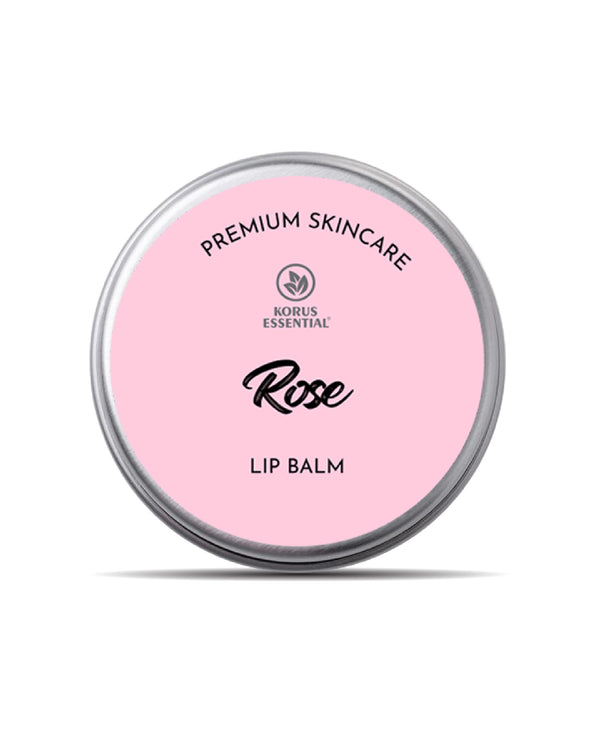 Korus Essential Rose Lip Balm with Shea Butter - 8 grams