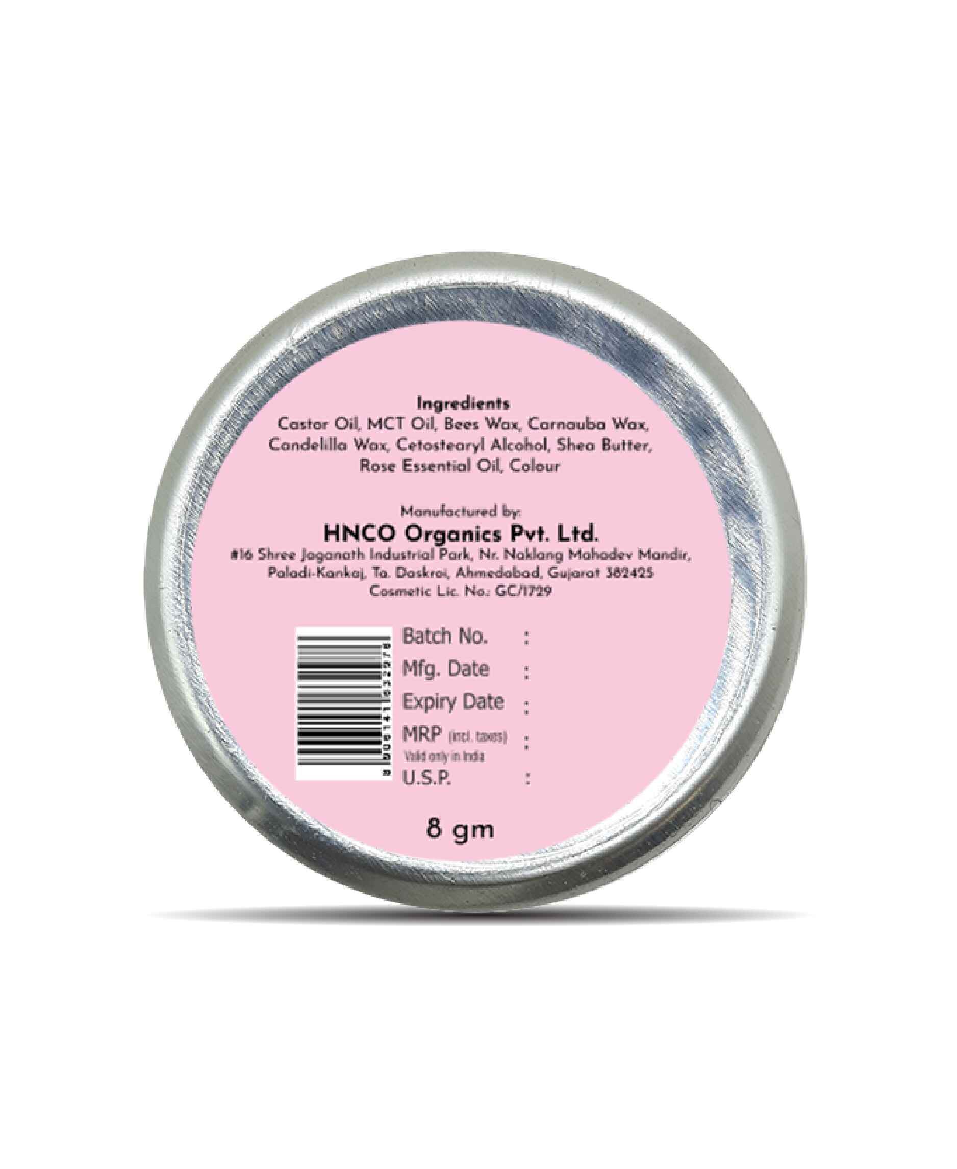 Korus Essential Rose Lip Balm with Shea Butter - 8gm (Pack of 2).