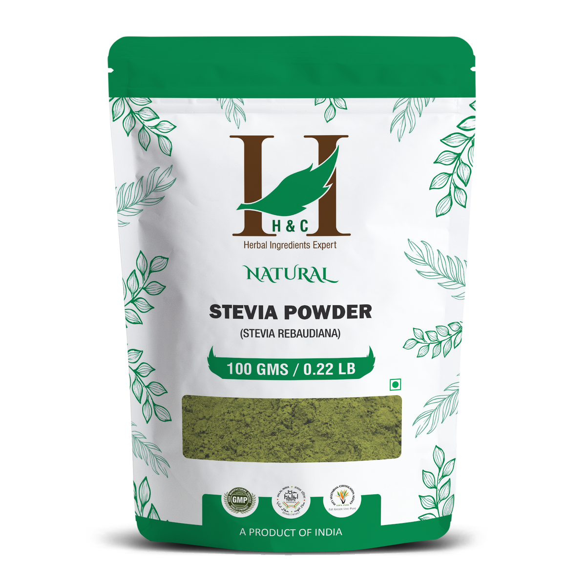 H&C Natural Stevia Powder 100gm - Sugar Substitute