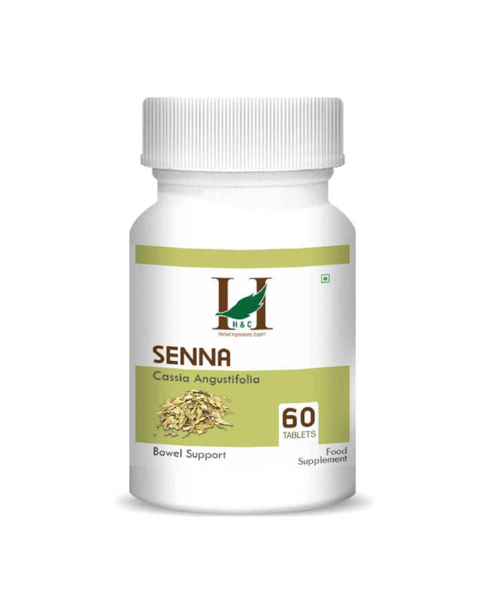 H&C Senna Tablet - 350mg , 60 Count for Bowel Support - Health N Wellness Shop