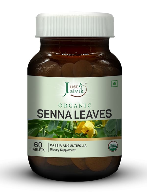 Organic Senna Tablets - 600mg, 60 Tablets