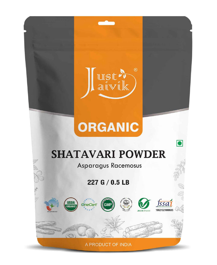 Just Jaivik Shatavari Powder – Natural Support for Women’s Wellness - Health N Wellness Shop