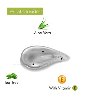 Korus Essential Aloe Vera Gel With Vitamin E and Tea Tree - 200gm.