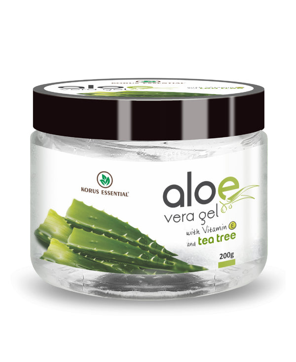 Aloe Vera Gel With Vitamin E and Tea tree (200 g)