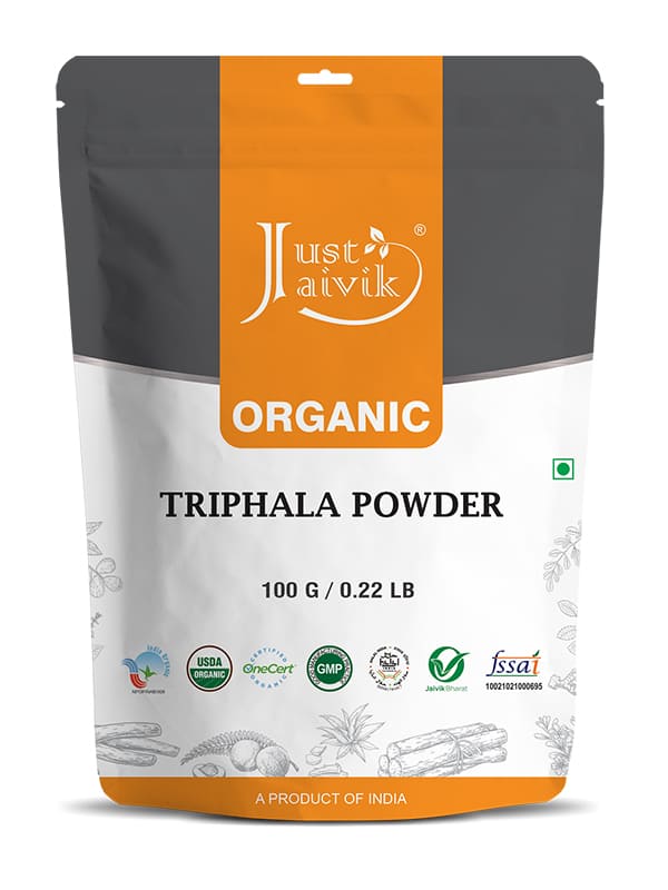 Just Jaivik Organic Triphala Powder - 100gm