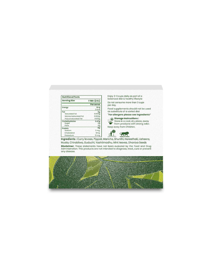 Tummy Tonic Herbal Tea - 20 Pyramid Teabags - By Shivamastu Ayurveda - Health N Wellness Shop