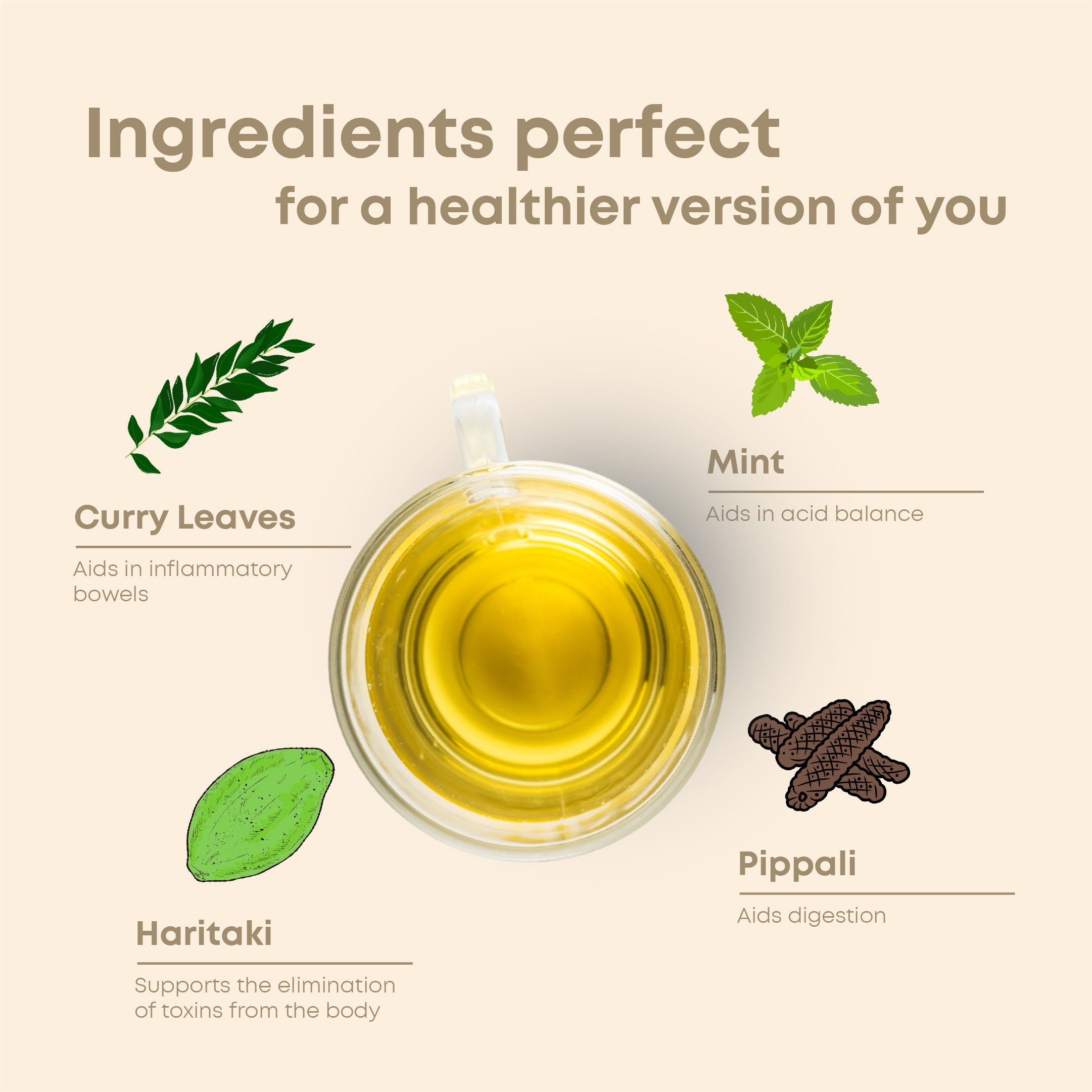 Tummy Tonic Herbal Tea - 100 GM By Shivamastu Ayurveda