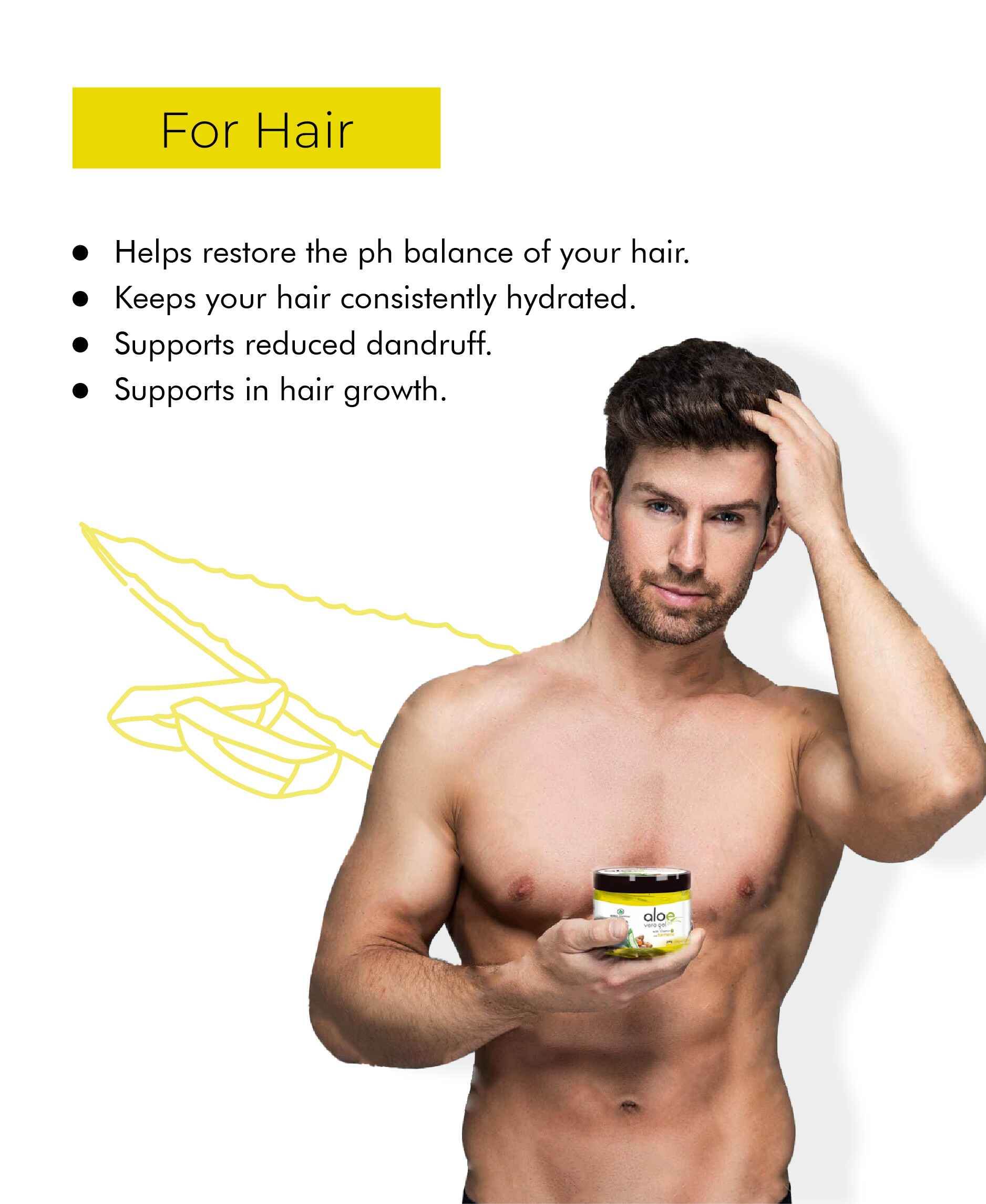 Korus Essential Aloe Vera Gel With Turmeric and Vitamin E - 200gm.