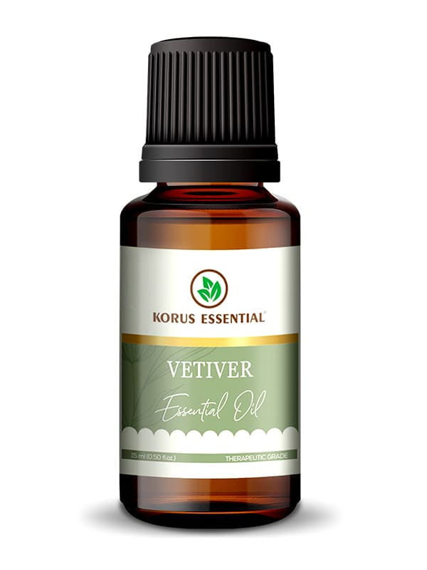 Vetiver Essential Oil - 15ml By Korus Essential