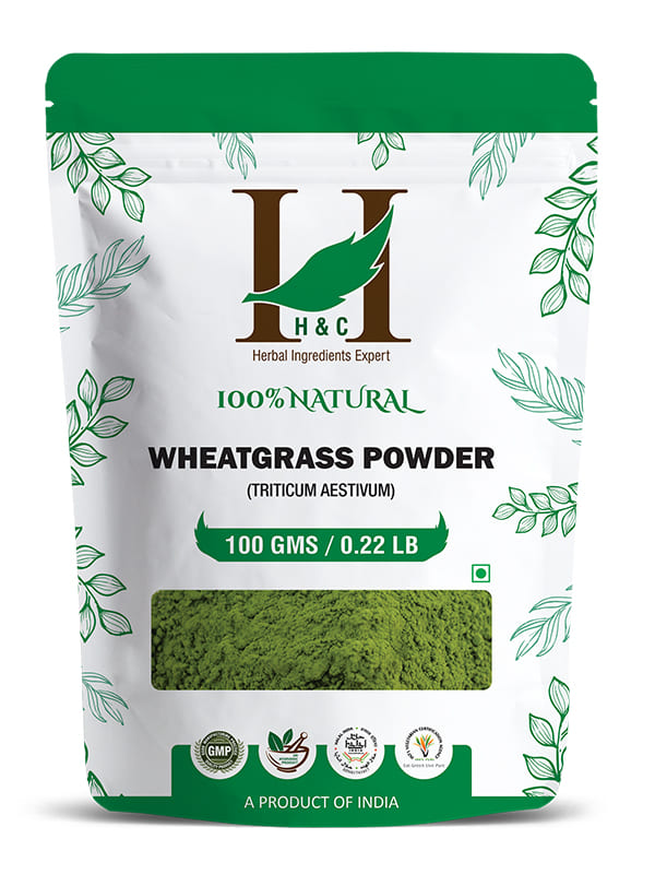 Natural Wheatgrass Powder / Triticum Aestivum - 100gm