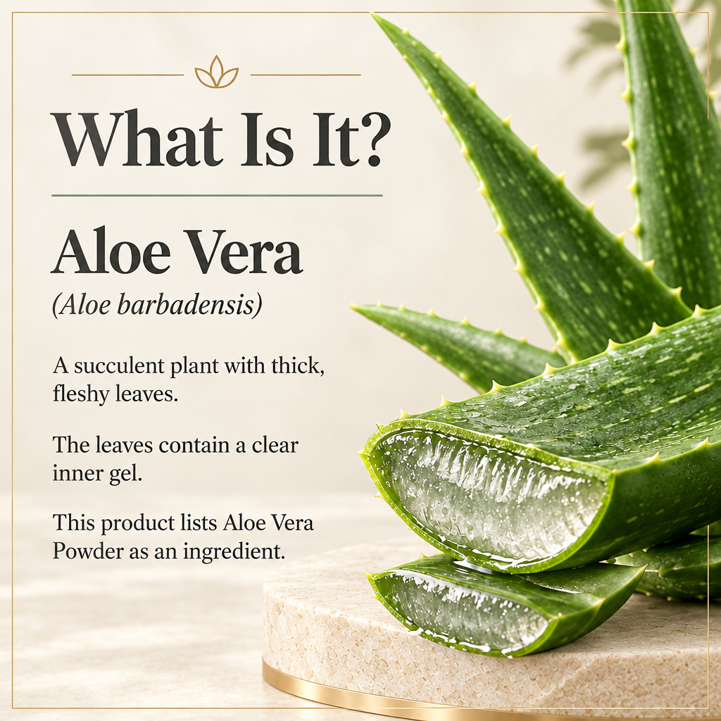 Aloe Vera ingredient education