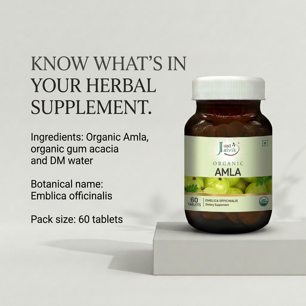 Amla ingredient transparency