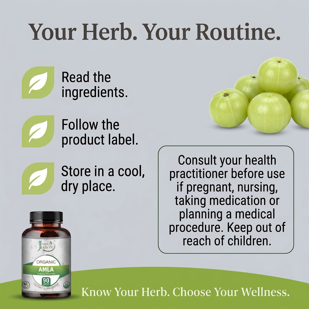 Amla routine and precautions