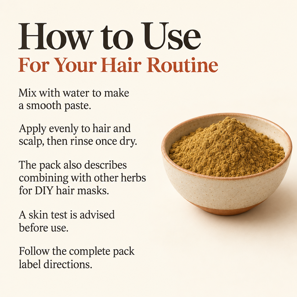 Brahmi hair routine