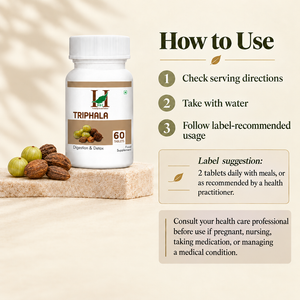 Corrected Triphala usage card