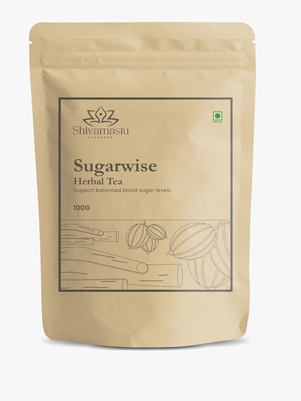 Sugarwise Herbal Tea - 100 gm By Shivamastu Ayurveda