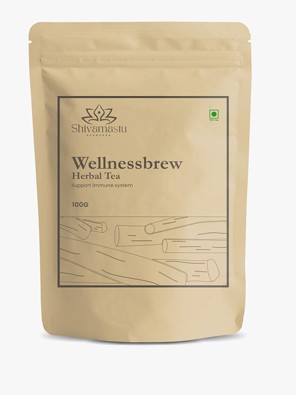 Wellnessbrew Herbal Tea - 100 gm By Shivamastu Ayurveda