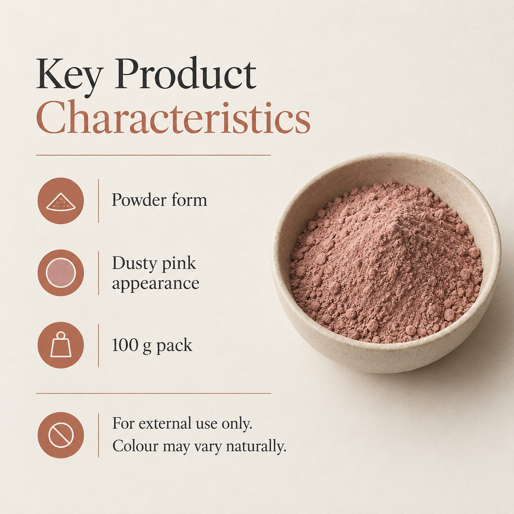 French Pink Clay characteristics